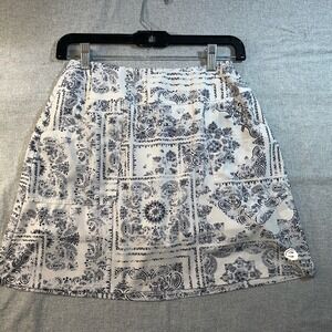 Foray GolfMini Skort Small Tall Blue/White